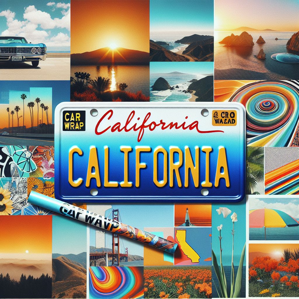 California License Plate Laws Front & Back Vinyl Wrap Legality Car