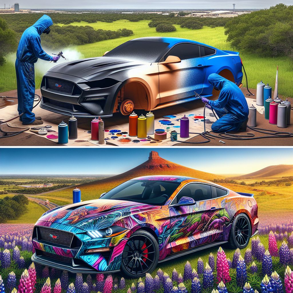 Texas Car Customization Spray Paint vs Vinyl Wraps Car Wrap Wizard
