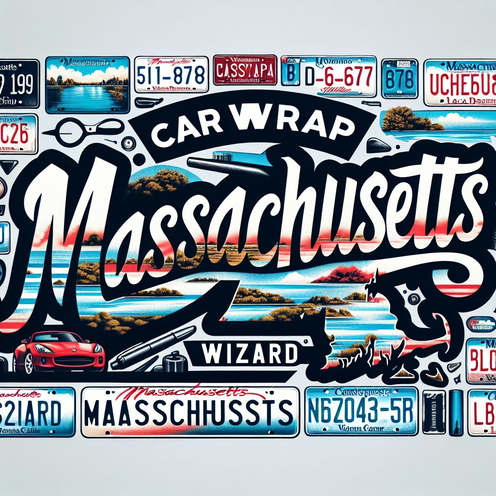 Massachusetts RMV Guidelines Front & Back License Plate Vinyl Wrap