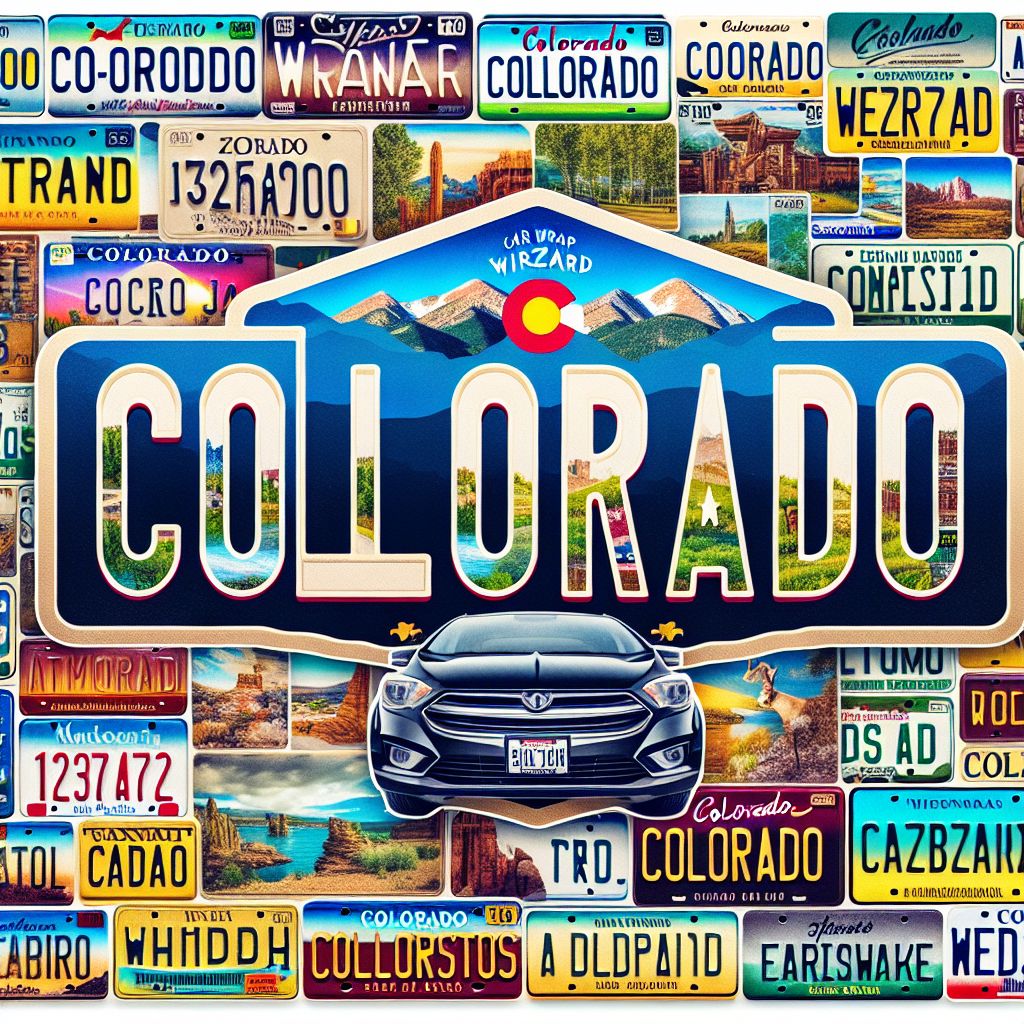 Colorado DMV License Plate Laws Front & Back Vinyl Wrap Guidelines